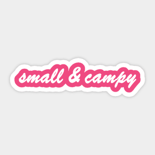 Small and Campy Pride Sticker